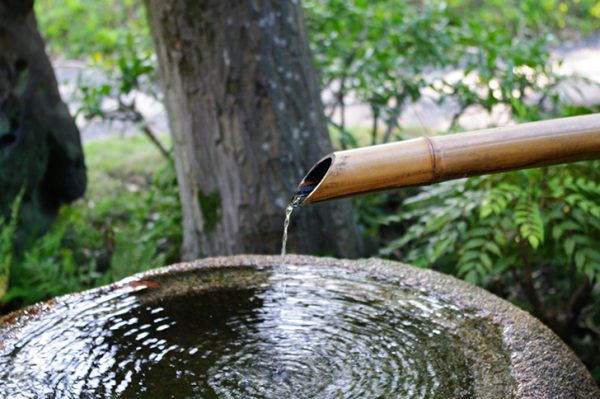 清澄庭園　ししおどし